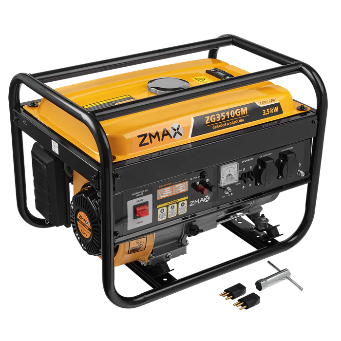 Imagem 5 de GERADOR GASOLINA 127V/220V 3.5KW